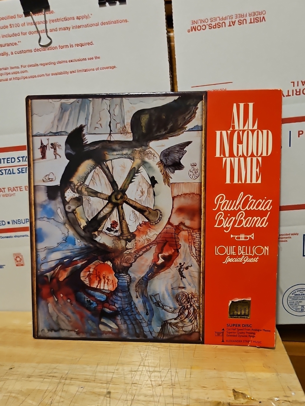 Autographed-All In Good Time (Orange) — Paul Cacia Big Band ft. Louie Bellson